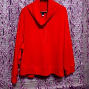 Old Navy Red Hoodless Hoodie